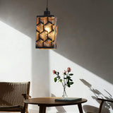 Maxbell Pendant Lamp Shade Clip On Chandelier Cover Metal Lampshade for Living Room Prismatic