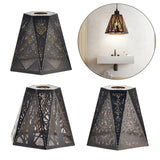 Maxbell Lamp Shade Wrought Iron Lampshade Metal Cage for Kitchen Home Decoration Meteor Point