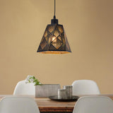 Maxbell Lamp Shade Wrought Iron Lampshade Metal Cage for Kitchen Home Decoration Meteor Point