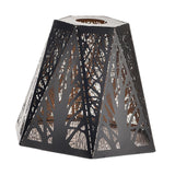 Maxbell Lamp Shade Wrought Iron Lampshade Metal Cage for Kitchen Home Decoration Forest Tree