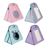 Maxbell Pet Carriers Kitten Carriers Collapsible Portable Tote Cat Carrier Bag Pink