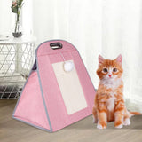 Maxbell Pet Carriers Kitten Carriers Collapsible Portable Tote Cat Carrier Bag Pink