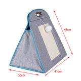 Maxbell Pet Carriers Kitten Carriers Collapsible Portable Tote Cat Carrier Bag Gray