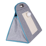 Maxbell Pet Carriers Kitten Carriers Collapsible Portable Tote Cat Carrier Bag Gray