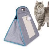 Maxbell Pet Carriers Kitten Carriers Collapsible Portable Tote Cat Carrier Bag Gray