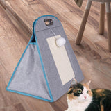 Maxbell Pet Carriers Kitten Carriers Collapsible Portable Tote Cat Carrier Bag Gray