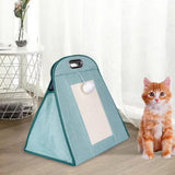 Maxbell Pet Carriers Kitten Carriers Collapsible Portable Tote Cat Carrier Bag Green