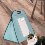 Maxbell Pet Carriers Kitten Carriers Collapsible Portable Tote Cat Carrier Bag Green