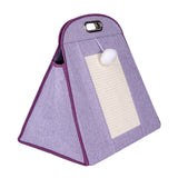Maxbell Pet Carriers Kitten Carriers Collapsible Portable Tote Cat Carrier Bag Violet