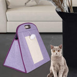 Maxbell Pet Carriers Kitten Carriers Collapsible Portable Tote Cat Carrier Bag Violet