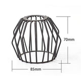 Maxbell Hollow Lampshade Iron Cover Modern Wire Fixture for Hanging Pendant Light