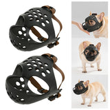 Maxbell Muzzle for Dog Comfortable Flat Faced Muzzle Lightweight Breathable Durable Head 33-37cm