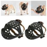 Maxbell Muzzle for Dog Comfortable Flat Faced Muzzle Lightweight Breathable Durable Head 33-37cm