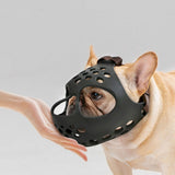 Maxbell Muzzle for Dog Comfortable Flat Faced Muzzle Lightweight Breathable Durable Head 33-37cm