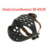 Maxbell Muzzle for Dog Comfortable Flat Faced Muzzle Lightweight Breathable Durable Head 38-43cm