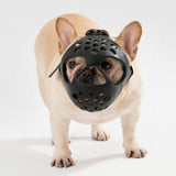 Maxbell Muzzle for Dog Comfortable Flat Faced Muzzle Lightweight Breathable Durable Head 38-43cm