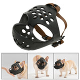 Maxbell Muzzle for Dog Comfortable Flat Faced Muzzle Lightweight Breathable Durable Head 38-43cm
