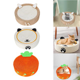 Maxbell Cat Scratching Pad Lounge Round Sisal Mat for Cats to Grind Paws Toys Sturdy Cat