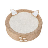 Maxbell Cat Scratching Pad Lounge Round Sisal Mat for Cats to Grind Paws Toys Sturdy Cat