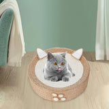 Maxbell Cat Scratching Pad Lounge Round Sisal Mat for Cats to Grind Paws Toys Sturdy Cat