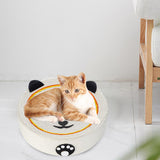 Maxbell Cat Scratching Pad Lounge Round Sisal Mat for Cats to Grind Paws Toys Sturdy Panda