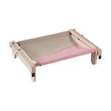 Maxbell Pet Cat Window Perch Lounge Cat Shelf Steady for Indoor Cats Space Saving Grey Pink