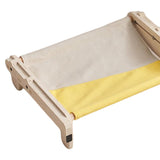 Maxbell Pet Cat Window Perch Lounge Cat Shelf Steady for Indoor Cats Space Saving Grey Yellow