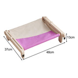 Maxbell Pet Cat Window Perch Lounge Cat Shelf Steady for Indoor Cats Space Saving Grey Violet