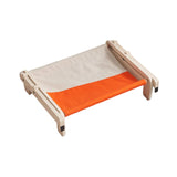 Maxbell Pet Cat Window Perch Lounge Cat Shelf Steady for Indoor Cats Space Saving Orange Gray