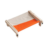 Maxbell Pet Cat Window Perch Lounge Cat Shelf Steady for Indoor Cats Space Saving Orange Gray