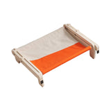 Maxbell Pet Cat Window Perch Lounge Cat Shelf Steady for Indoor Cats Space Saving Orange Gray
