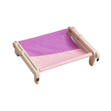 Maxbell Pet Cat Window Perch Lounge Cat Shelf Steady for Indoor Cats Space Saving Pink Violets