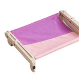 Maxbell Pet Cat Window Perch Lounge Cat Shelf Steady for Indoor Cats Space Saving Pink Violets