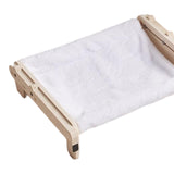 Maxbell Pet Cat Window Perch Lounge Cat Shelf Steady for Indoor Cats Space Saving White Flannelette