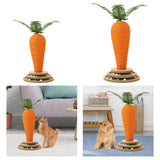 Maxbell Cat Scratching Post Turntable Interactive Toy for Indoor Playing Grind Claws 23.5cmx33cm