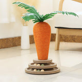 Maxbell Cat Scratching Post Turntable Interactive Toy for Indoor Playing Grind Claws 23.5cmx33cm