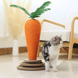 Maxbell Cat Scratching Post Turntable Interactive Toy for Indoor Playing Grind Claws 23.5cmx33cm