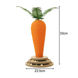 Maxbell Cat Scratching Post Turntable Interactive Toy for Indoor Playing Grind Claws 23.5cmx33cm