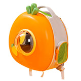 Maxbell Cute Carrot Cat Carrier Backpack for Cat & Small Dog Back Pocket Portable