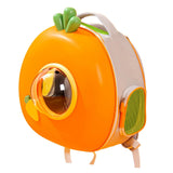Maxbell Cute Carrot Cat Carrier Backpack for Cat & Small Dog Back Pocket Portable