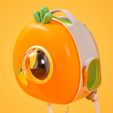 Maxbell Cute Carrot Cat Carrier Backpack for Cat & Small Dog Back Pocket Portable