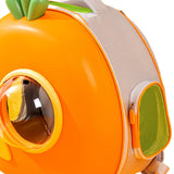 Maxbell Cute Carrot Cat Carrier Backpack for Cat & Small Dog Back Pocket Portable