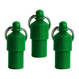 Maxbell 3x Lightweight Pet Dog ID Tag Tube for Puppy Address Label Tube Anti Lost Green