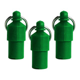 Maxbell 3x Lightweight Pet Dog ID Tag Tube for Puppy Address Label Tube Anti Lost Green
