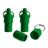 Maxbell 3x Lightweight Pet Dog ID Tag Tube for Puppy Address Label Tube Anti Lost Green