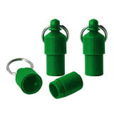 Maxbell 3x Lightweight Pet Dog ID Tag Tube for Puppy Address Label Tube Anti Lost Green