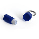 Maxbell 3x Lightweight Pet Dog ID Tag Tube for Puppy Address Label Tube Anti Lost Blue