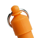 Maxbell 3x Lightweight Pet Dog ID Tag Tube for Puppy Address Label Tube Anti Lost Orange