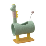 Maxbell Plush Cat Climbing Tower Cat Interactive Toys Stable Base Durable Cat Tree Green