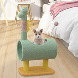 Maxbell Plush Cat Climbing Tower Cat Interactive Toys Stable Base Durable Cat Tree Green